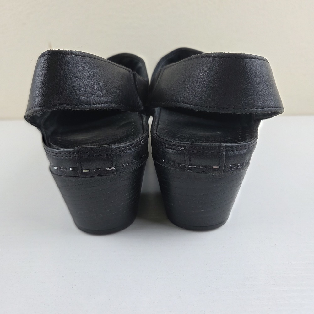 Dansko Black Leather Mule Clog Heel Strap Women's Size US 9.5 EU 40 - Picture 8 of 12